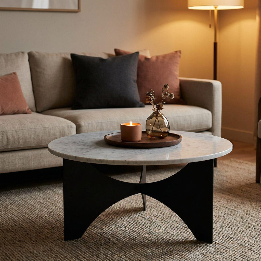 Marble Top Coffee Table